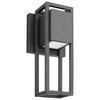 Nuvo Supreme 10W LED Small Wall Lantern - Matte Black 62/1653